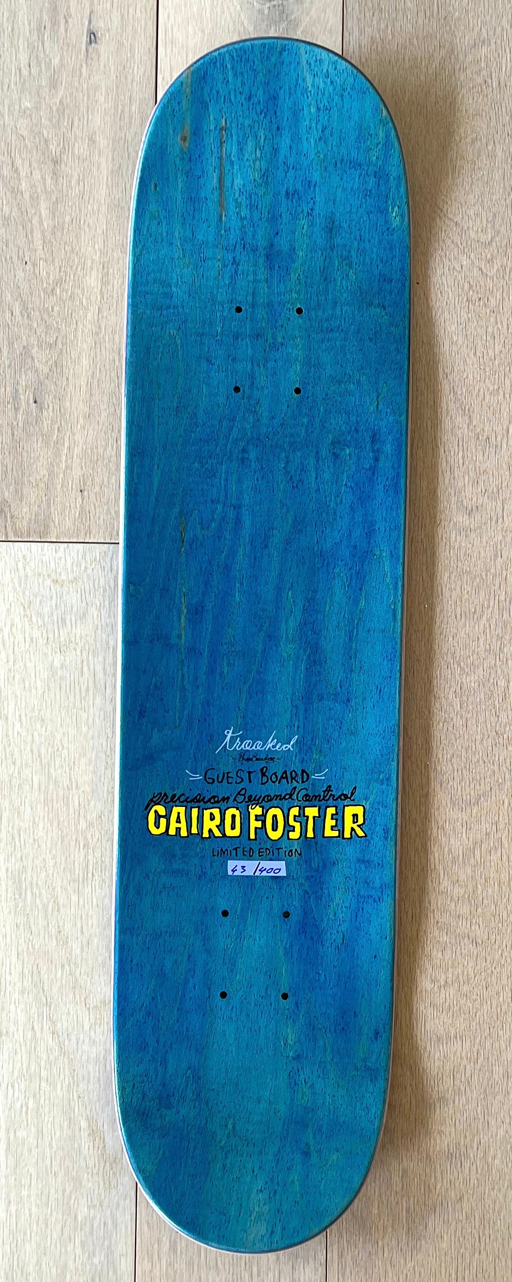 Mark Gonzales x Krooked "Cairo Foster Guest Board", 2004