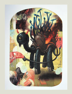 Jeff Soto, "Turtle God" (Artist Proof) - Jonathan LeVine Gallery - 2