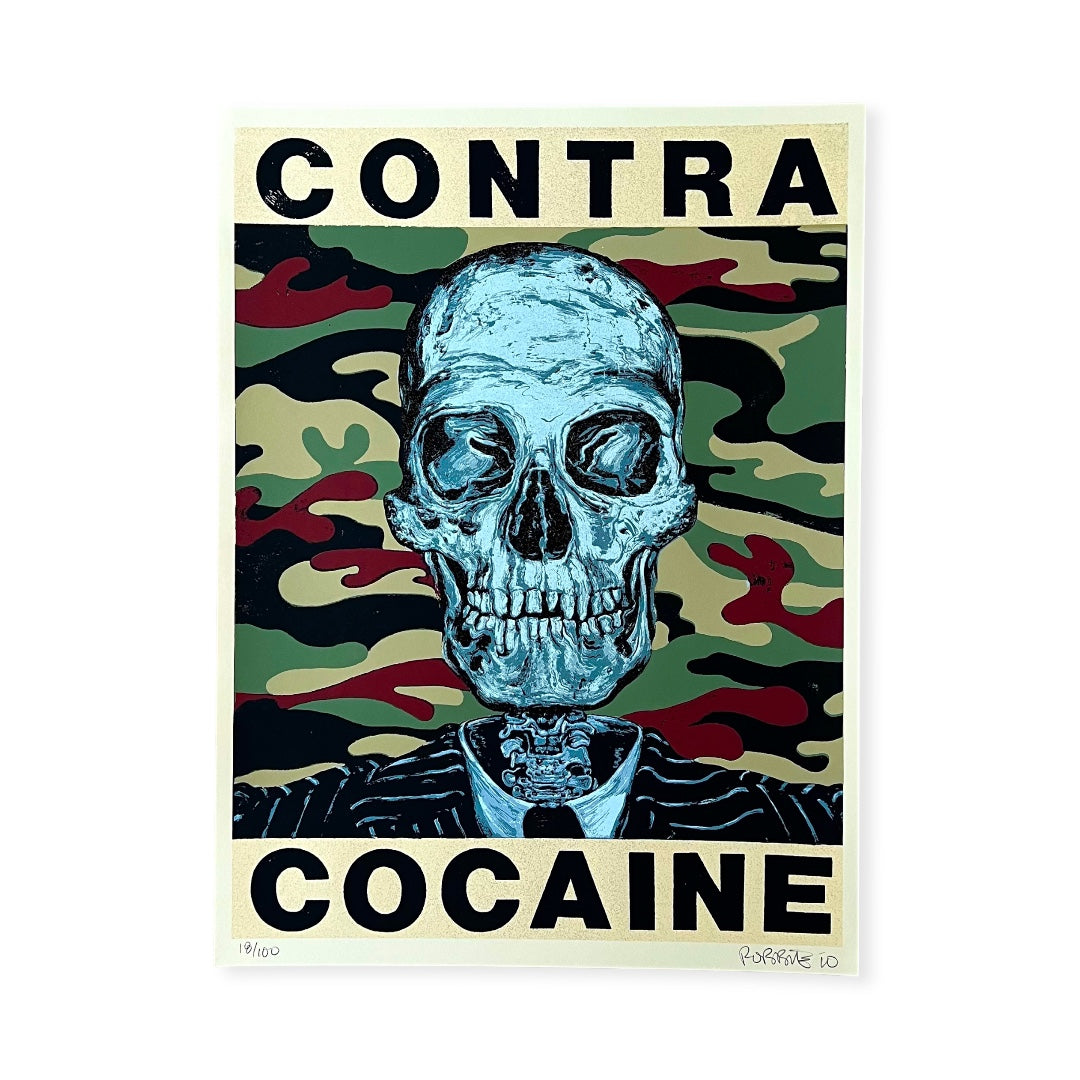 Robbie Conal, Contra Cocaine, 2010