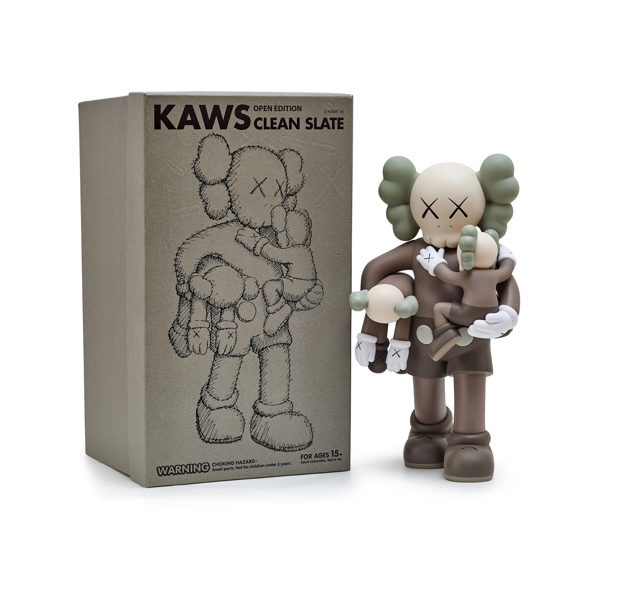 KAWS, Clean Slate, 2018 (Brown Variant)